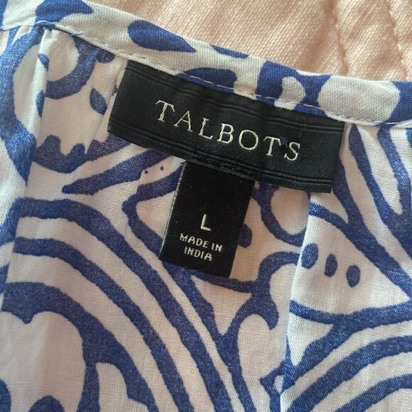 EUC Talbots 100% Cotton Top(size Large) - Picture 4 of 6